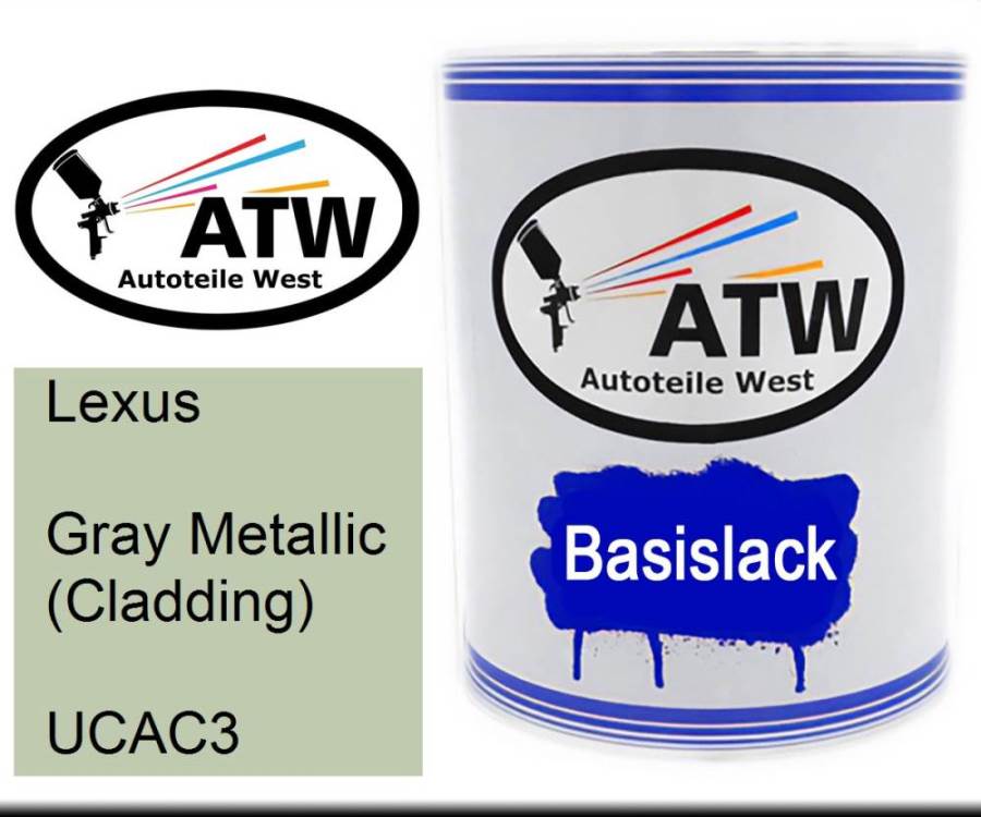 Lexus, Gray Metallic (Cladding), UCAC3: 1L Lackdose, von ATW Autoteile West.
